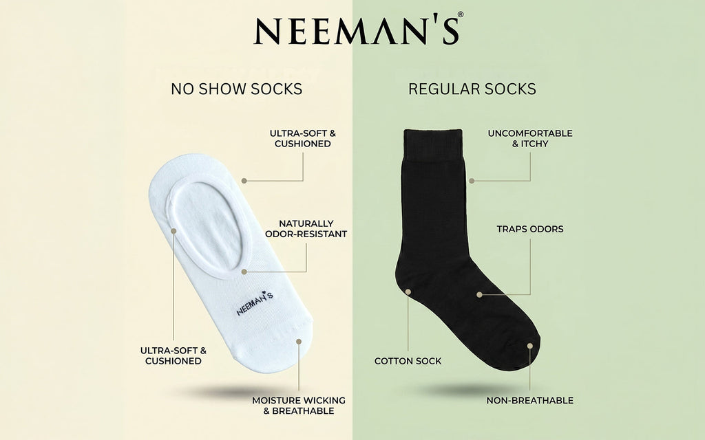 No Show Socks : White Olive Grey (Pack of 3)