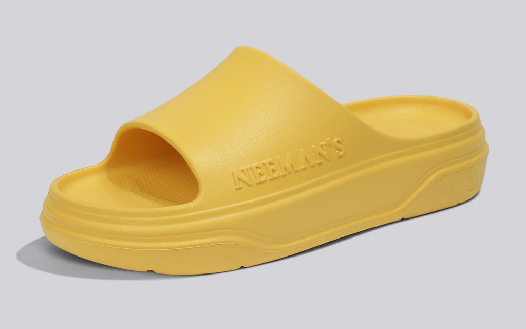 Cushers Slides For Women : Yellow