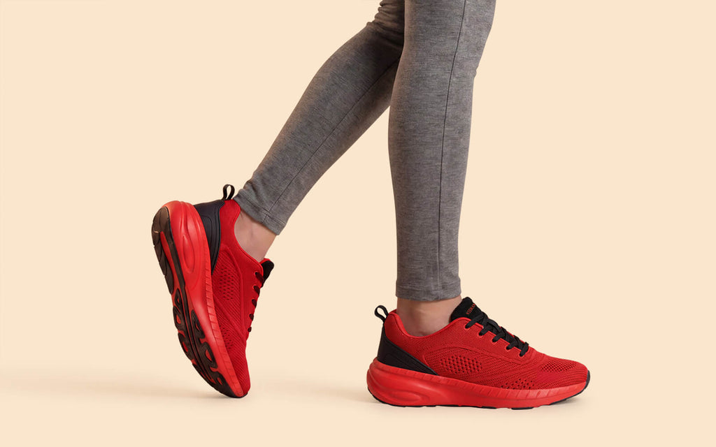Begin Walk Flow For Women : Red