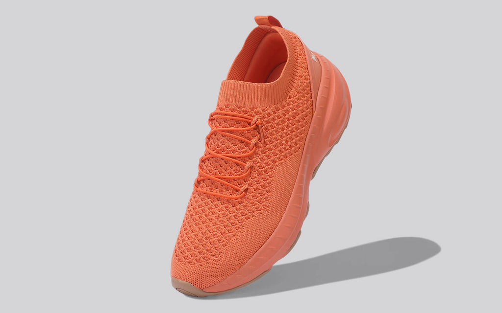 Begin Walk Soothe Lace Ups for Women : Orange