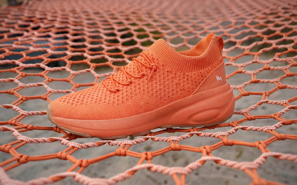 Begin Walk Soothe Lace Ups for Men : Orange