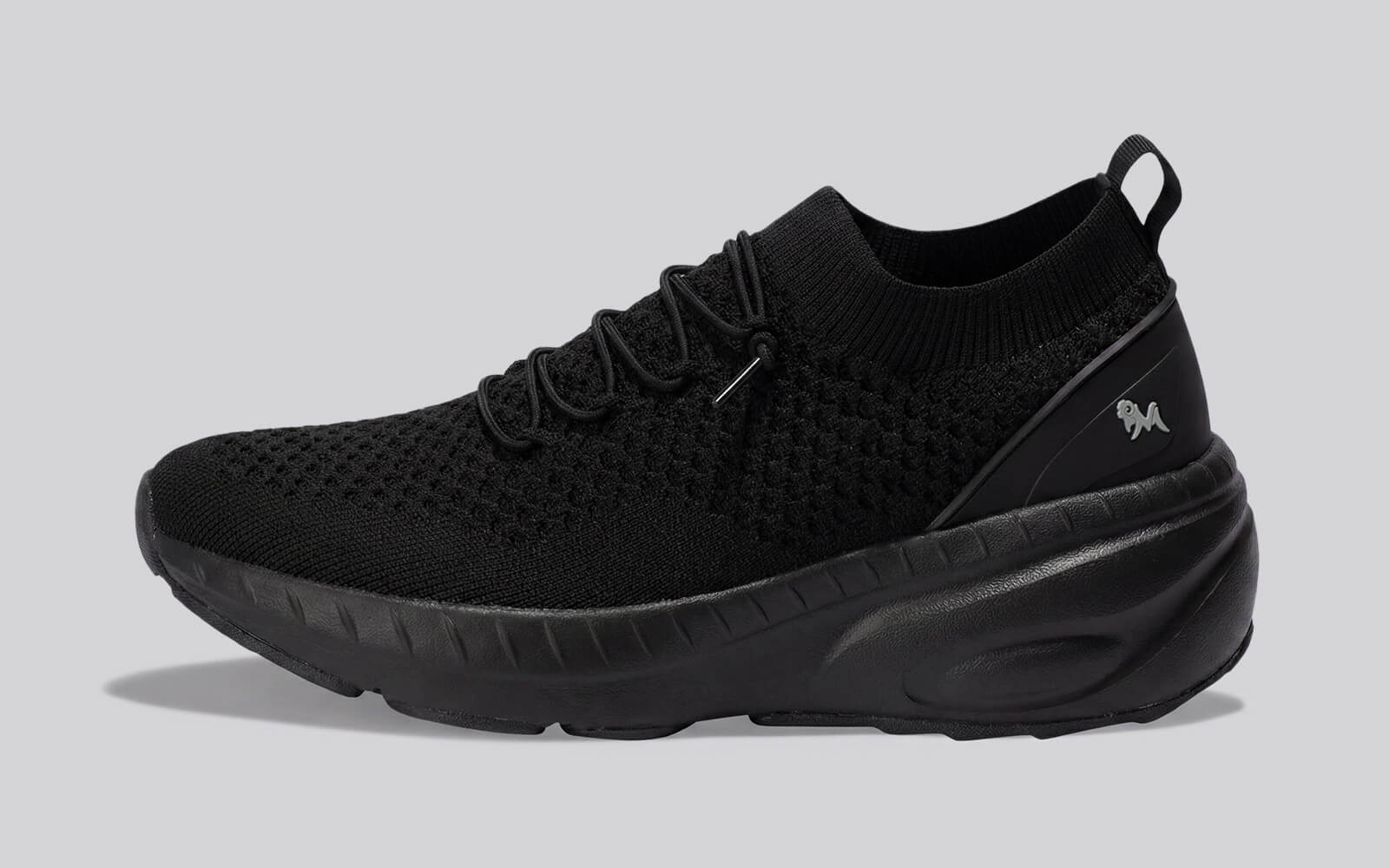 Begin Walk Soothe Lace Ups for Men : Black