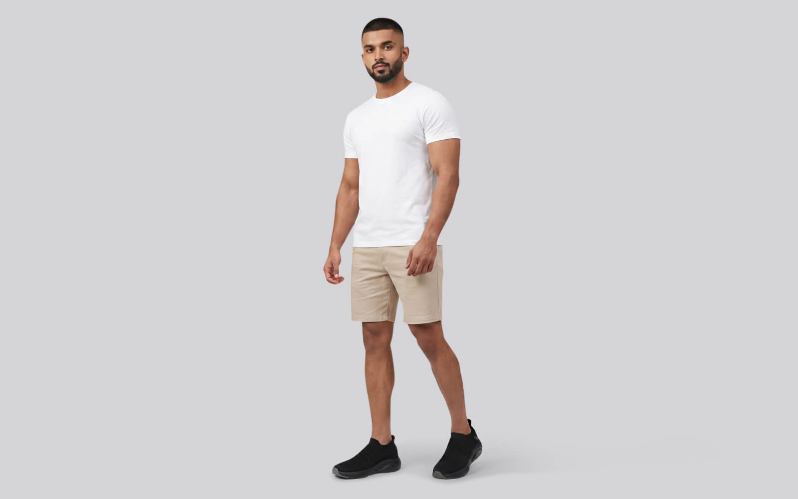 Begin Walk Soothe Slip Ons for Men : Black