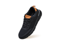 Melange Dress Sneakers : Black
