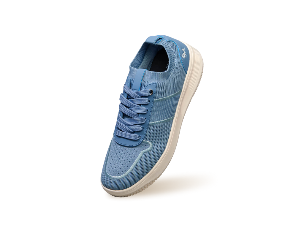 Embroidered Sneakers For Women : Blue
