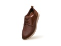 Textured Derby Sneakers : Tan Brown