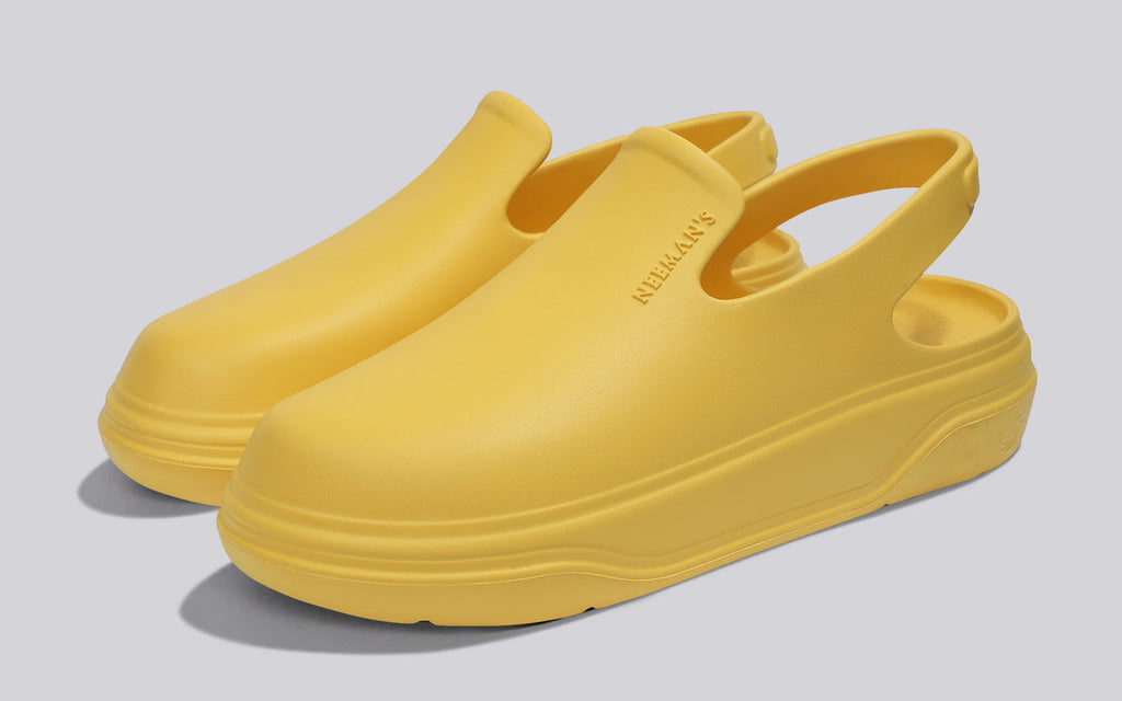 Cushers Clogs For Women : Yellow
