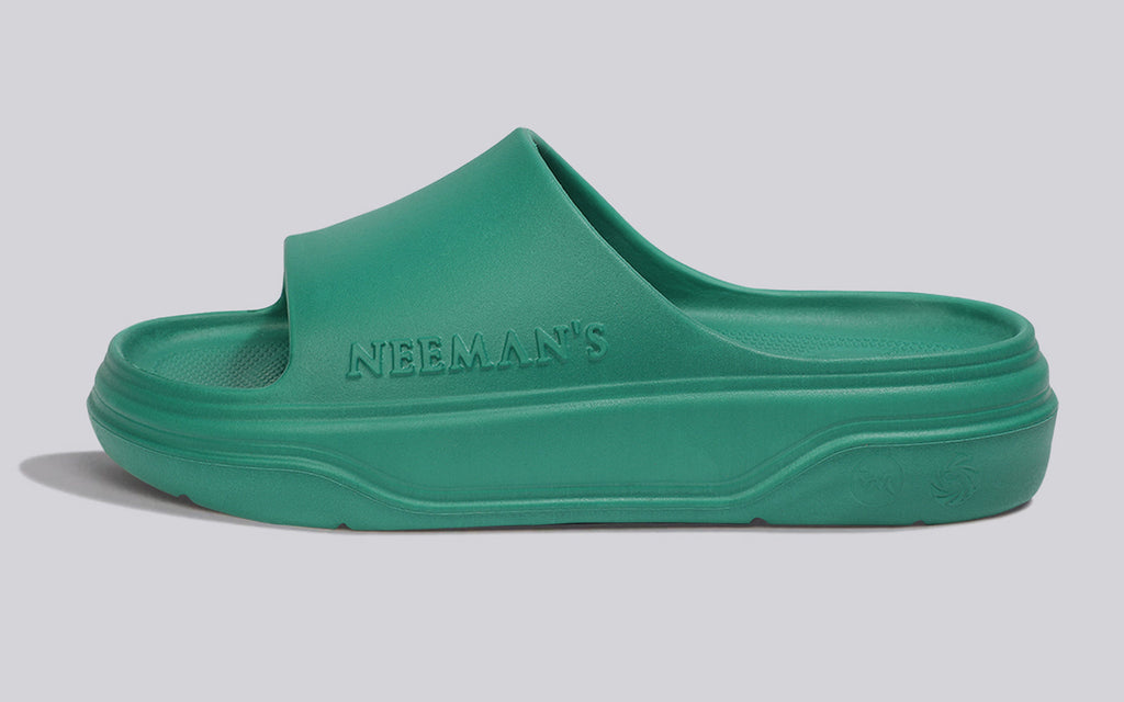 Cushers Slides For Women : Pepper Green