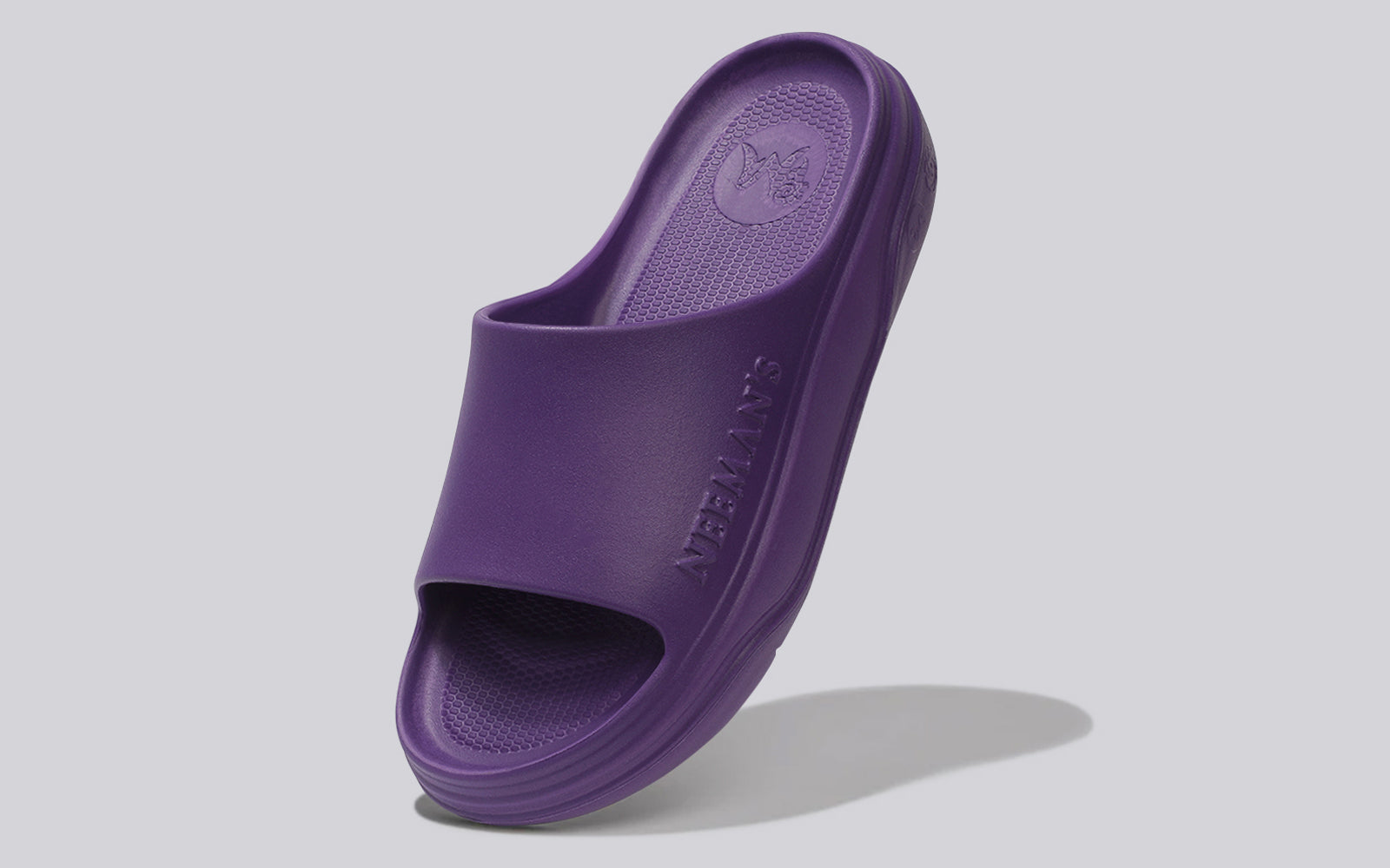 Cushers Slides For Men : Pansy Purple