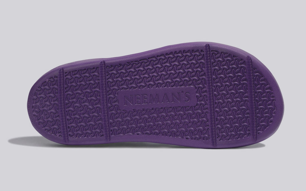 Cushers Slides For Men : Pansy Purple