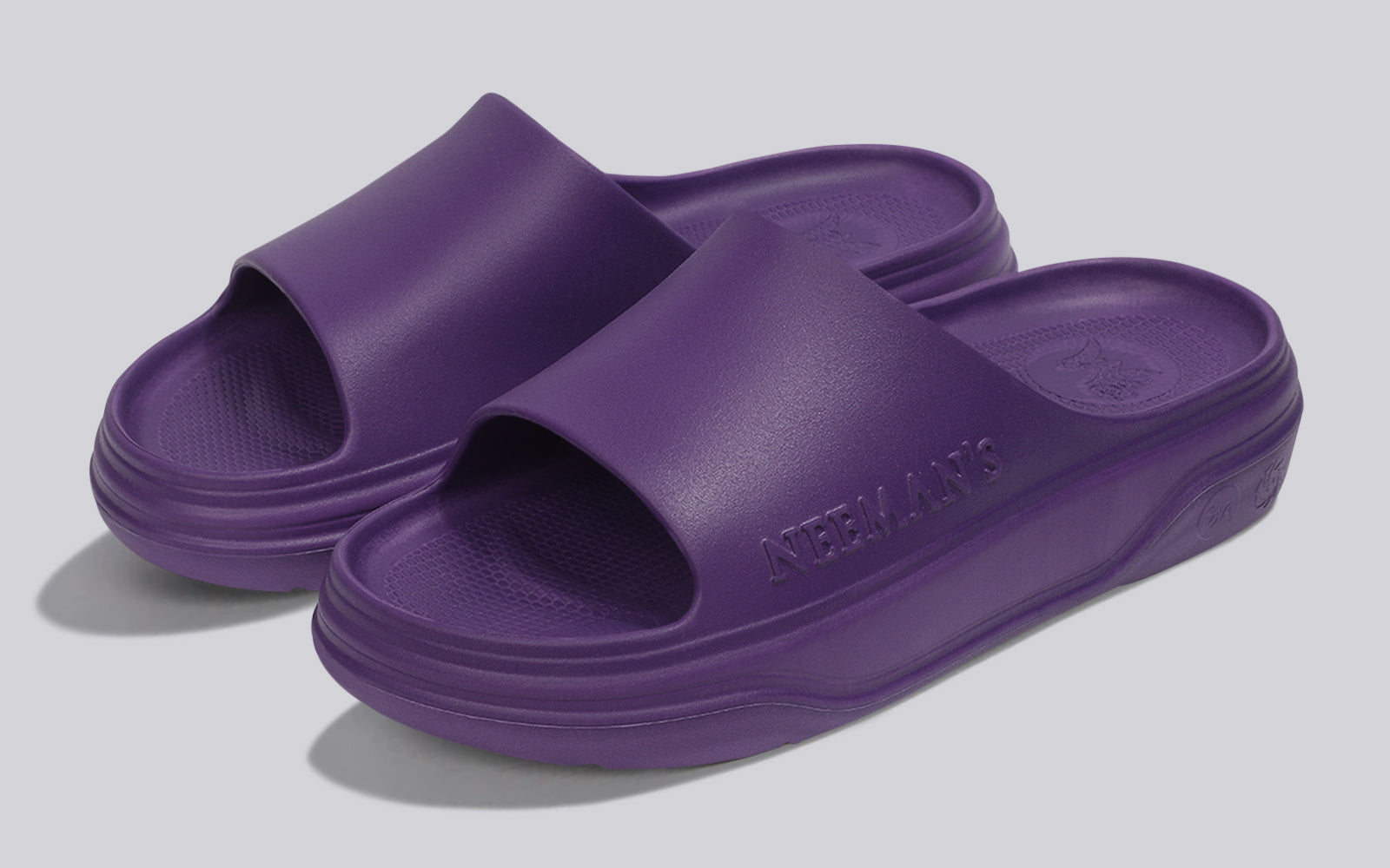 Cushers Slides For Men : Pansy Purple