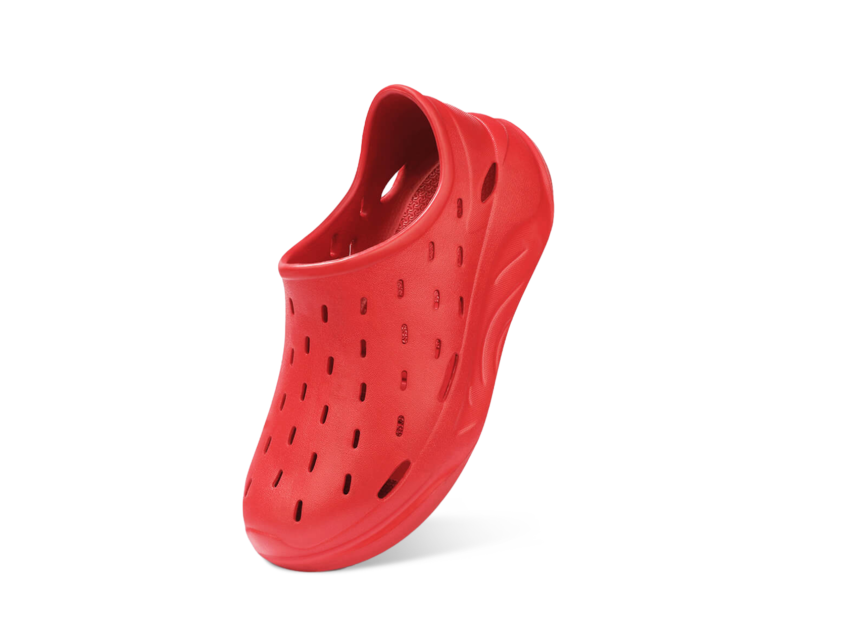 Cushers Rainscape Clogs For Men : Red