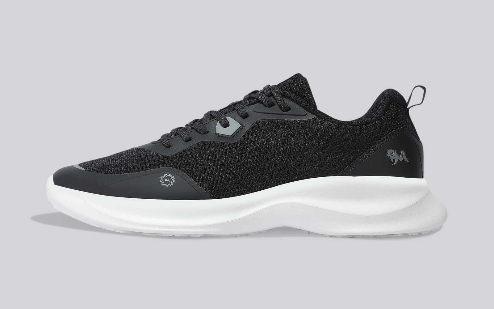 Grid Rush Sneakers For Men : Black