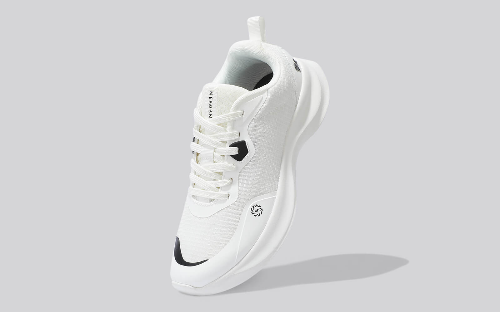 Grid Rush Sneakers For Women : White