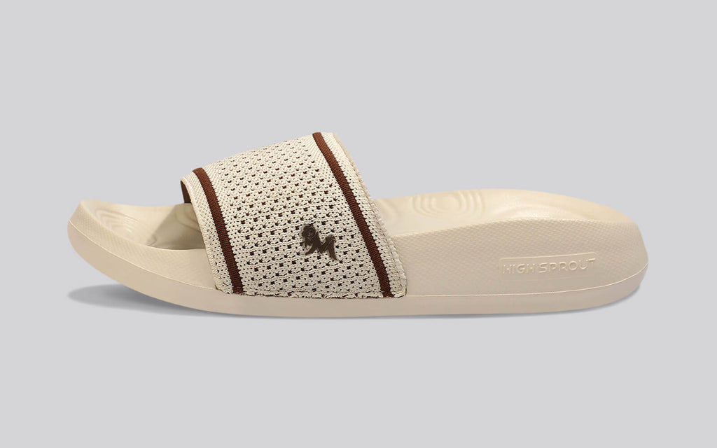 High Sprout Knitro Slides For Women : Ivory