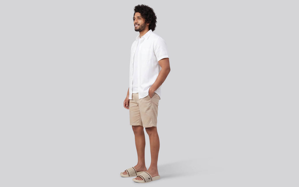 High Sprout Knitro Slides For Men : Ivory
