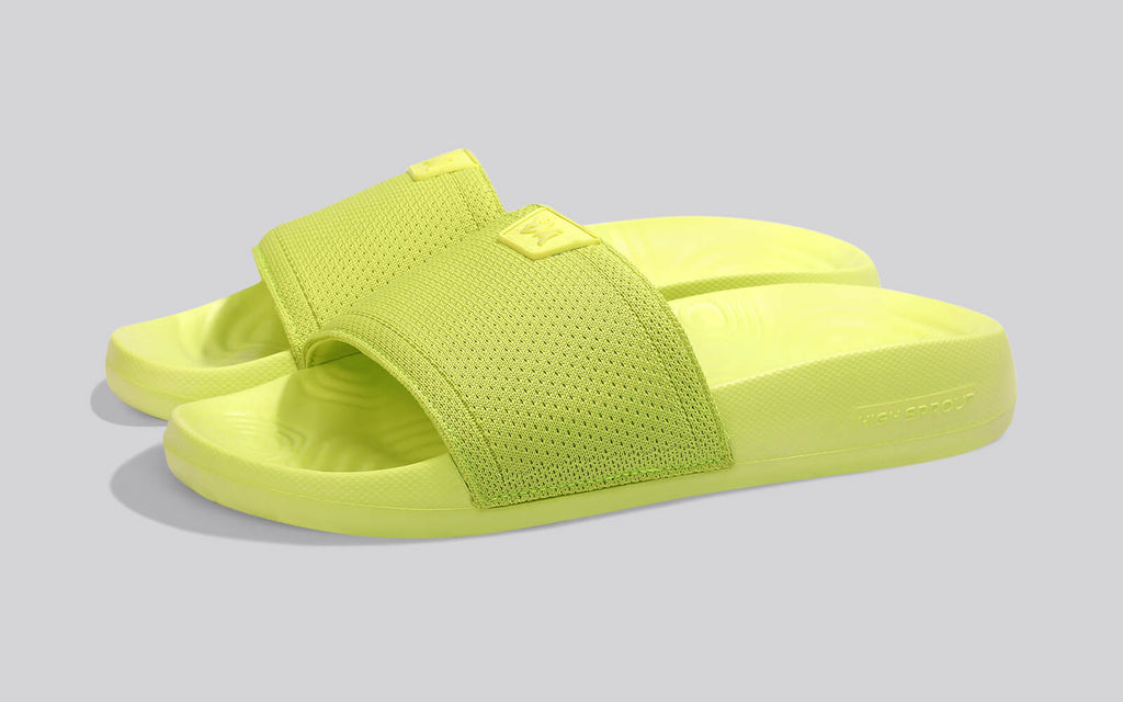 High Sprout Glideway Slides For Men : Lime