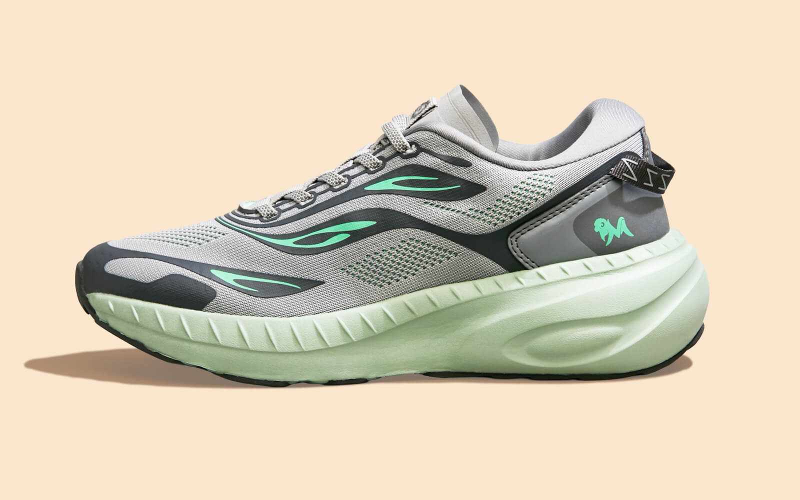 Begin Walk Flames For Men : Grey