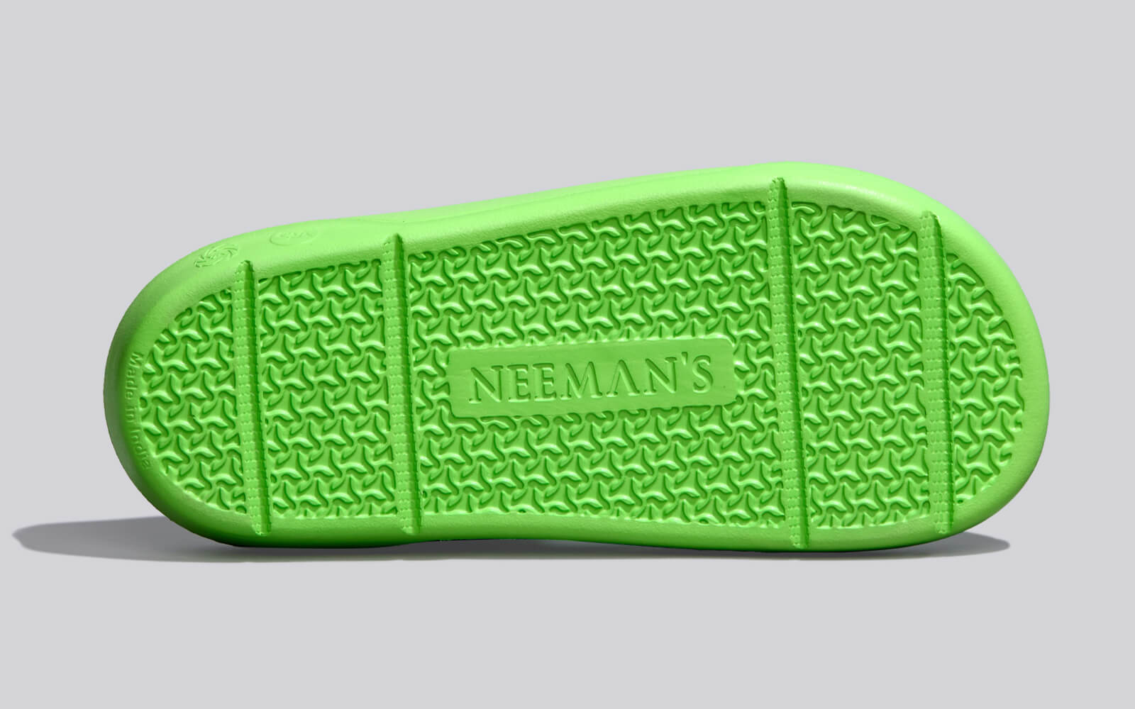 Cushers Slides For Women : Neon Green