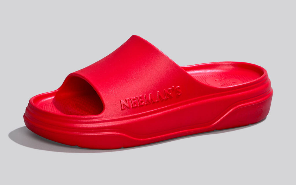 Cushers Slides For Men : Red