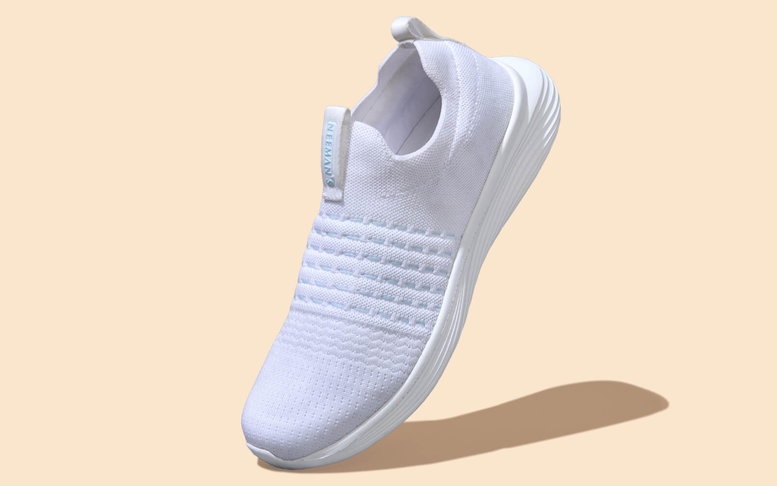 Everyday Glide Slip Ons : White