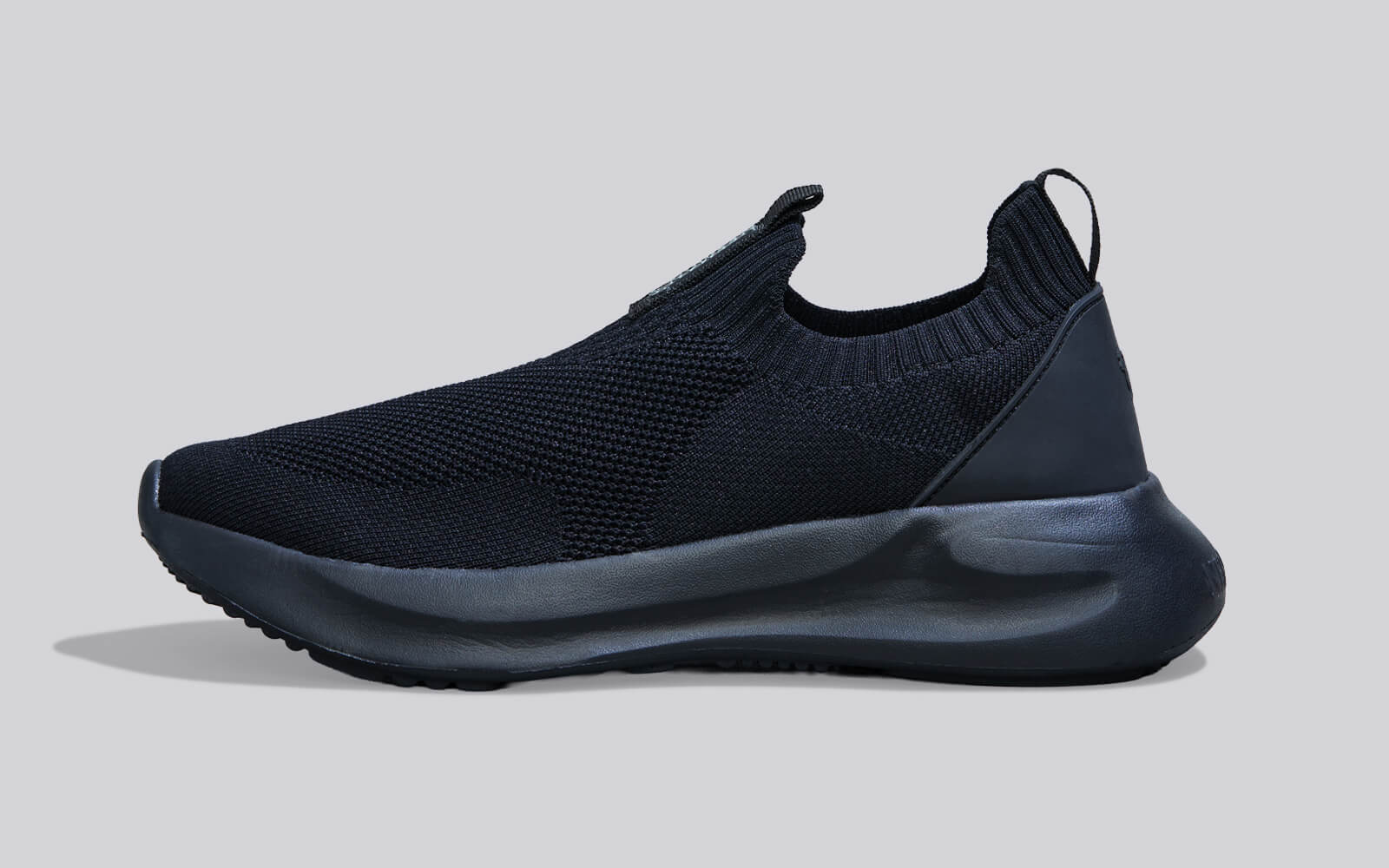 Flex Rib Slip Ons : Black