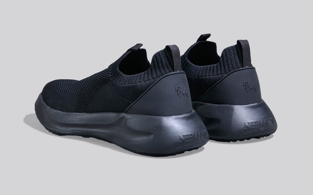 Flex Rib Slip Ons : Black