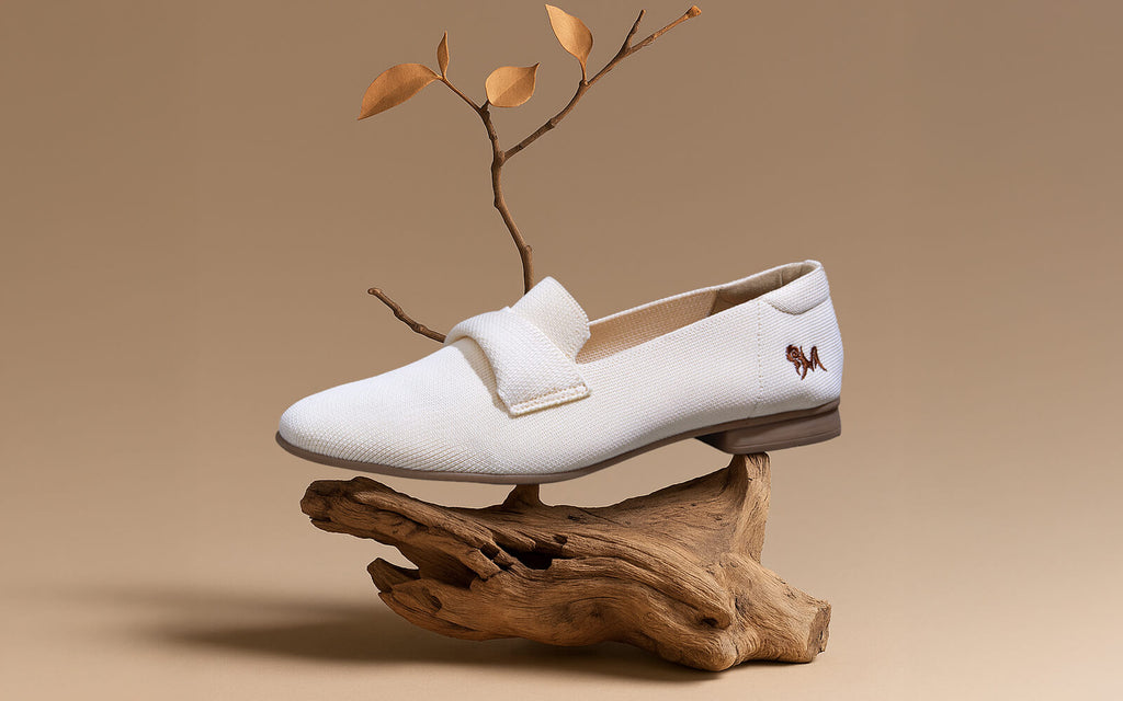 Knit Grace Loafers For Women : Ivory