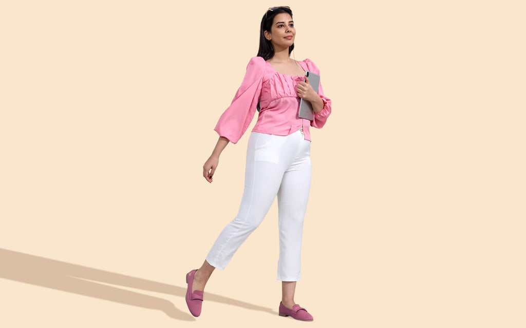 Knit Grace Loafers For Women : Rose