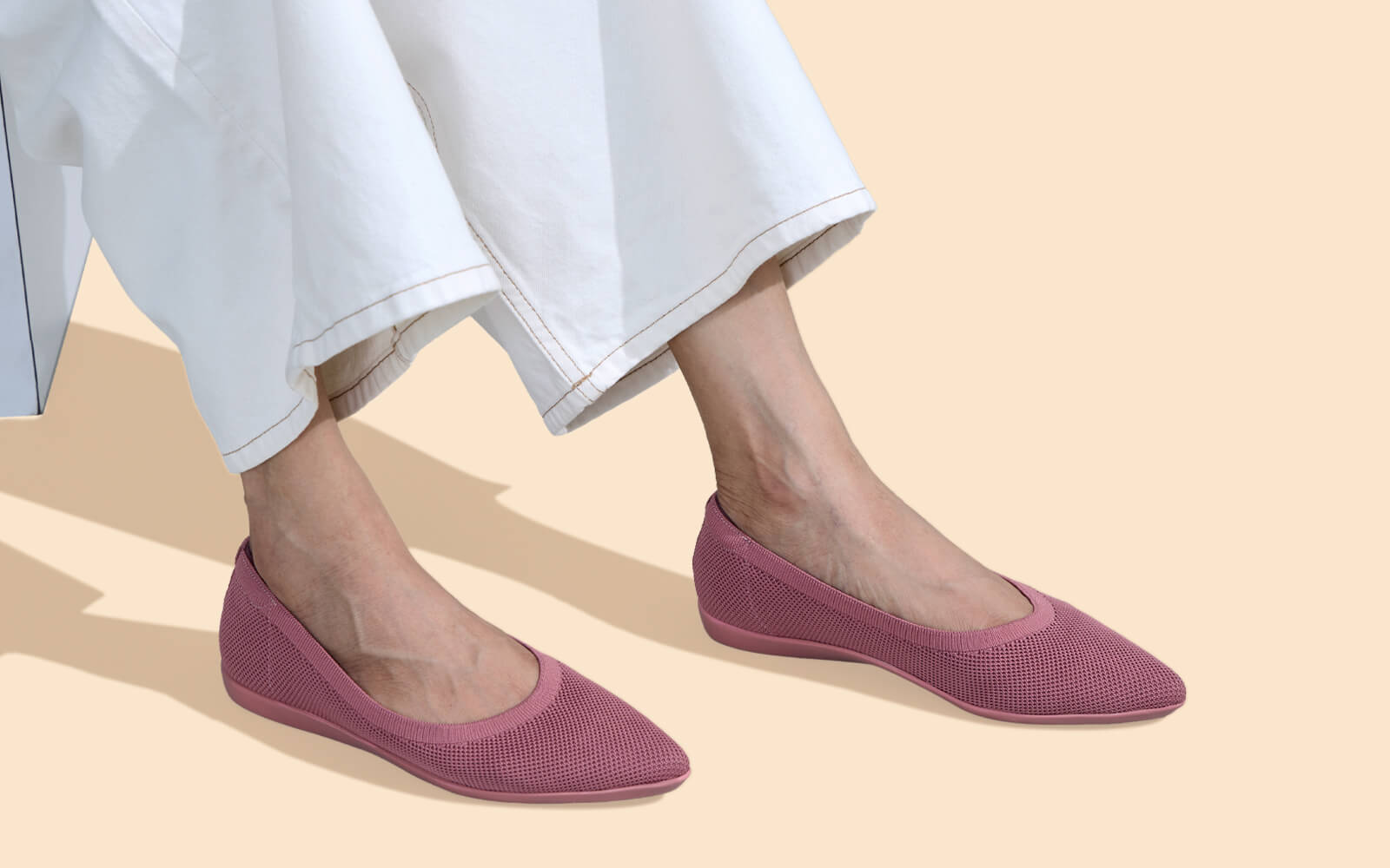 Pointed Ease For Women : Rose