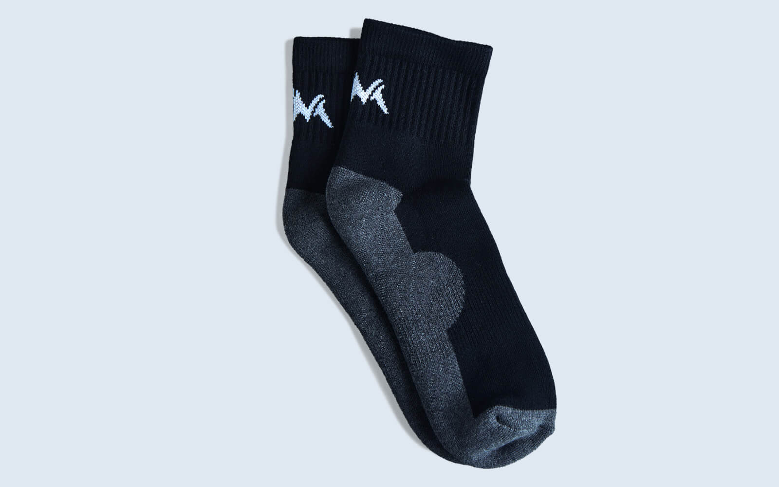 Quarter All Day Socks : Black (Pack of 1)