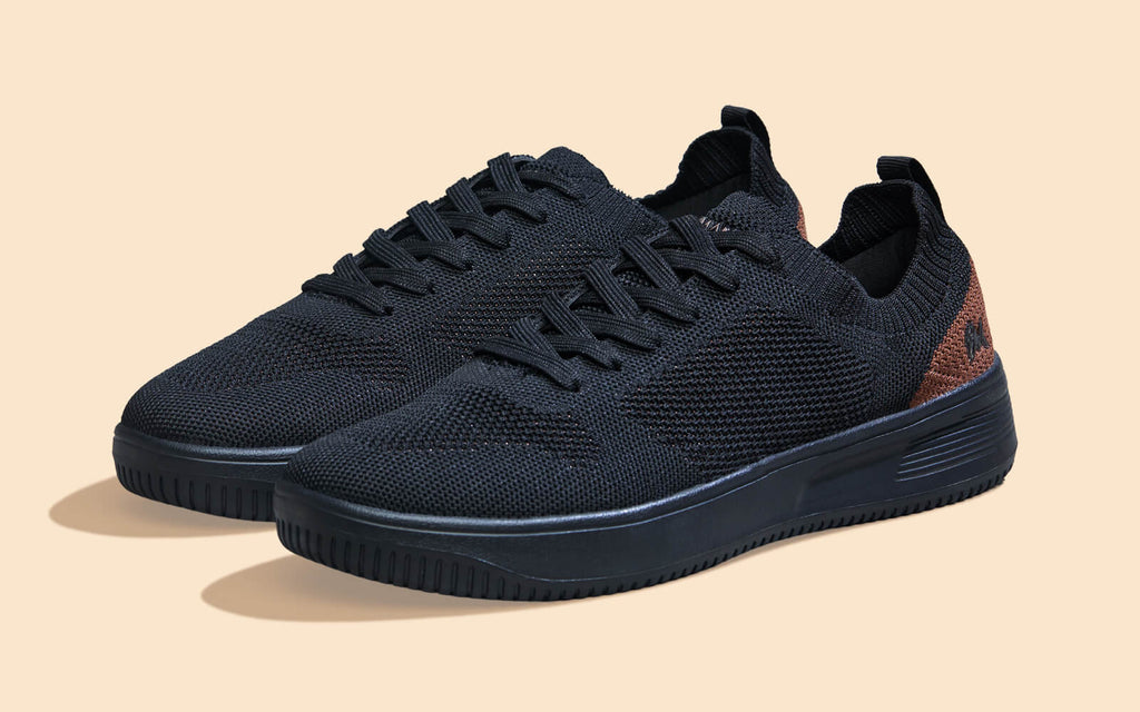 Casual Court Sneakers For Women : Black
