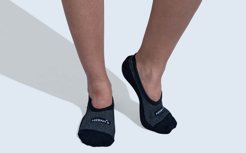 Low-Cut Ankle Socks : Black Olive Grey (Pack of 3)