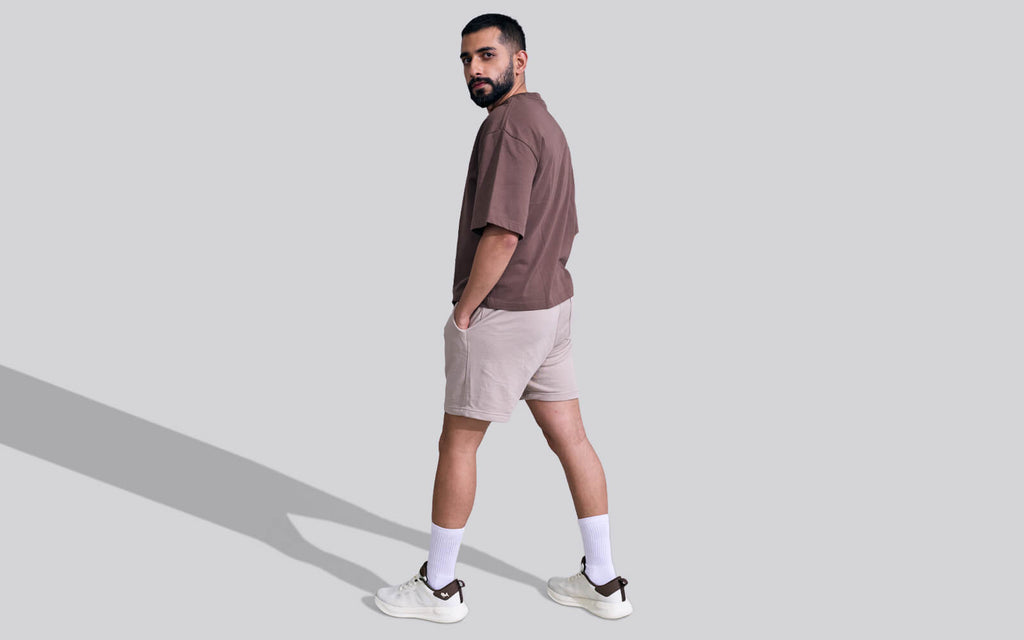 Swift Knit Sneakers For Men : Ivory Brown