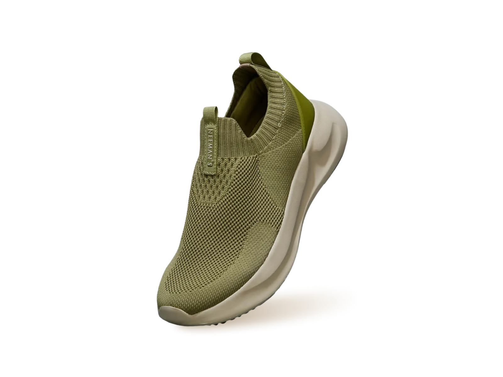 Flex Rib Slip Ons : Olive