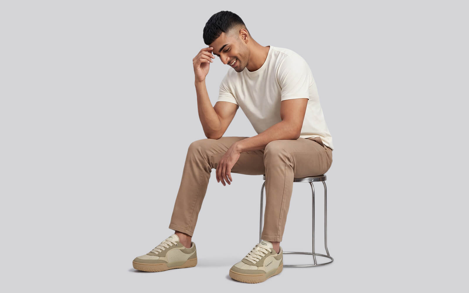 Remix Vintage : Ecru Beige