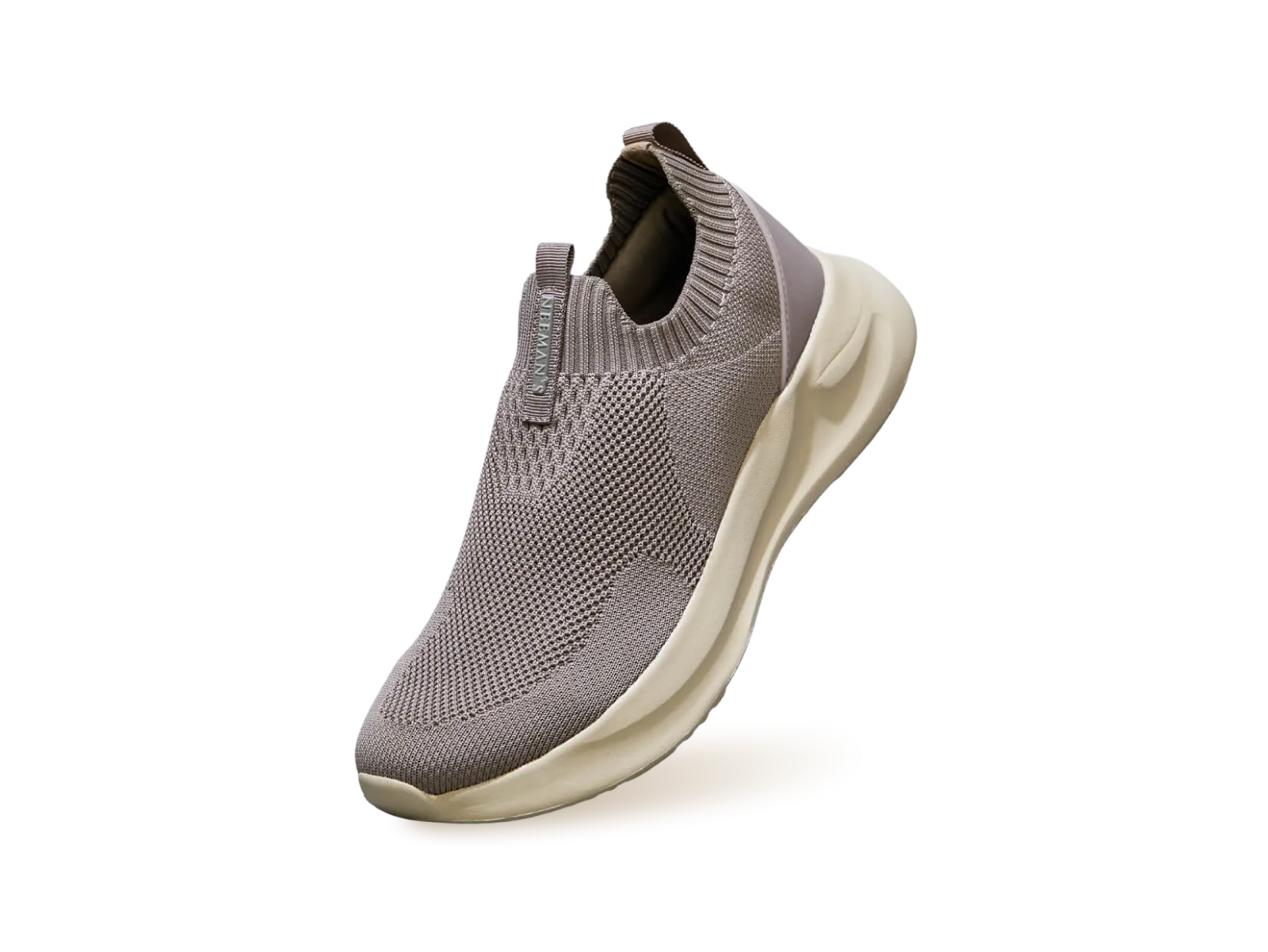 Flex Rib Slip Ons : Taupe